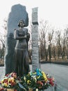 A new monument to the poet Elena Teligi in the National Historical Memorial Preserve & x22;Babyn Yar& x22; in Kiev