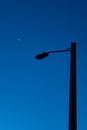 New moon, Venus above light post