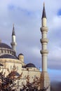 New mosque in the city (fragment). Royalty Free Stock Photo