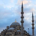 New Mosque in Istanbul, Turkey Royalty Free Stock Photo