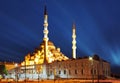 New Mosque at night, Istanbul - Yeni camii Royalty Free Stock Photo