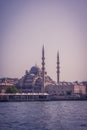 The New Mosque's elegance in Istanbul, Turkey