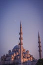 The New Mosque's elegance in Istanbul, Turkey