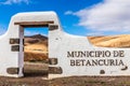 New Municipality Sign-Fuerteventura,Canary Islands