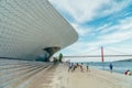 The New Museum Of Art, Architecture and Technology Museu de Arte, Arquitetura e Tecnologia Or MAAT Royalty Free Stock Photo