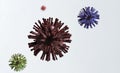 New mutant virus, showing different versions
