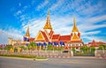 New National Assembly, Phnom Penh, Cambodia. Royalty Free Stock Photo