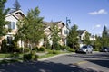 New neighborhood houses Royalty Free Stock Photo