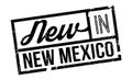 New In New Mexico rubber stamp