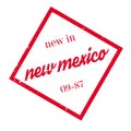 New In New Mexico rubber stamp