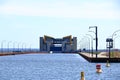 New Niederfinow ship lift, Oder Havel Canal, Brandenburg, Germany Royalty Free Stock Photo
