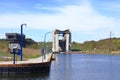 New Niederfinow ship lift, Oder Havel Canal, Brandenburg, Germany Royalty Free Stock Photo