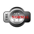 the new normal icon with 3d rendering illustration Royalty Free Stock Photo