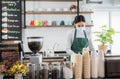 New normal startup small business of coffee shop concept Royalty Free Stock Photo