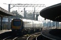 New Northern Civity class 195 dmu train Carnforth Royalty Free Stock Photo