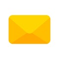 New notification. Email notification. Flat banner. Incoming message. Message icon. Message bell icon. One new notification concept Royalty Free Stock Photo