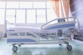 New nursing beds to accommodate increasing patients from epidemic disease Royalty Free Stock Photo