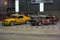 New and old race cars