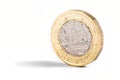 New One Pound Coin Royalty Free Stock Photo