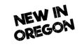 New In Oregon rubber stamp