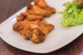 new orlean chicken wing Royalty Free Stock Photo