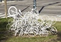 New Orlean, Louisiana, USA - Ghost Bikes Memorial