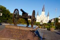 New Orleans Artillery Park St Louis Cathedral Royalty Free Stock Photo