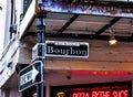 New Orleans Bourbon Street in the the French Quarter