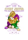 New Orleans Culture Collection Mardi Gras Court Jester Royalty Free Stock Photo