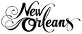 New Orleans - custom calligraphy text