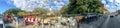 NEW ORLEANS - FEBRUARY 2016: Panoramic view of Horse Carriages a