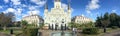 NEW ORLEANS - FEBRUARY 2016: Panoramic view of Jackson Square. N