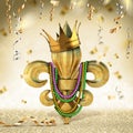 NEW ORLEANS FLEUR DE LIS MARDI GRAS KING QUEEN PRINCE PRINCESS