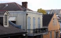 New orleans french quarter colorful house classic unique architecture Royalty Free Stock Photo