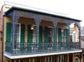 New orleans french quarter colorful house classic unique architecture Royalty Free Stock Photo