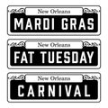 New Orleans French Quarter Downtown City Neighborhood Street Signs Historic Iconic Vieux Carre