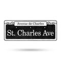 New Orleans French Quarter Downtown City Neighborhood Street Signs Historic Iconic Vieux Carre