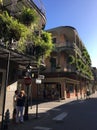 New Orleans French Quarter Street Scene Royalty Free Stock Photo