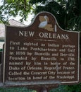 New Orleans Historic Sign