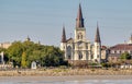 New Orleans Jackson Square Church Royalty Free Stock Photo