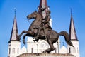 New Orleans Jackson Statue St Louis Cathedral Royalty Free Stock Photo