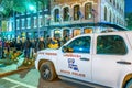 NEW ORLEANS - JANUARY 21, 2016: A police car in the French Quart