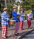 New Orleans Jazz performers at Disneyland Anaheim