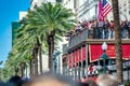 New Orleans, LA - February 9, 2016: Carnival Floats Parade on Mardi Gras Royalty Free Stock Photo