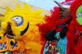 NEW ORLEANS,LA/USA -03-18-2012: An African Americans in Mardi Gr
