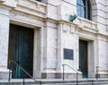 Entrance to the Supreme Court of Louisiana Building in New Orleans Royalty Free Stock Photo