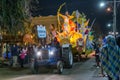 New Orleans, LA/USA - circa February 2016: Krewe of Comus in parade during Mardi Gras in New Orleans, Louisiana Royalty Free Stock Photo