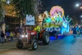 New Orleans, LA/USA - circa February 2016: Krewe of Proteus in parade during Mardi Gras in New Orleans, Louisiana