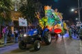 New Orleans, LA/USA - circa February 2016: Krewe of Title in parade during Mardi Gras in New Orleans, Louisiana Royalty Free Stock Photo