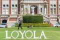 New Orleans, LA/USA - circa March 2009: Main entrance to Loyola University in New Orleans, Louisiana Royalty Free Stock Photo